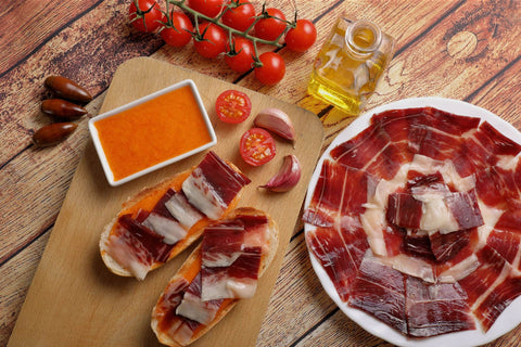 Aperitivos con jamón ibérico