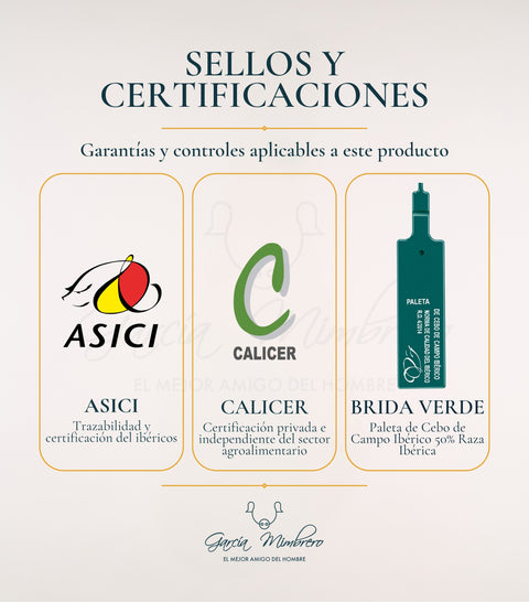 Paleta de Cebo de Campo Ibérica 50 % Raza Ibérica