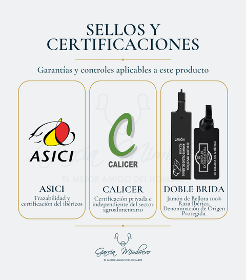 Jamón de Bellota 100% Ibérico D.O.P