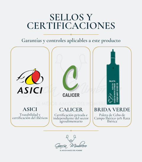 Paleta de Cebo de Campo Ibérica 50 % Raza Ibérica