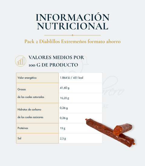 Pack 2 Diablillos Extremeños formato ahorro