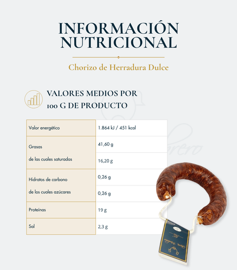 Chorizo de Herradura Dulce