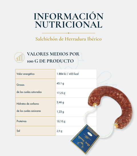 Salchichón de Herradura Ibérico García Mimbrero